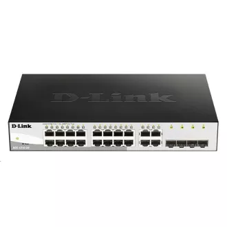 D-Link DGS-1210-20 Comutator Gigabit Smart  cu 20 de porturi, 16x GbE, 4x RJ45/SFP, fără ventilator