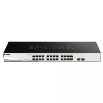 D-Link DGS-1210-26 Comutator Gigabit Smart  cu 26 de porturi, 24x GbE, 2x SFP, fără ventilator