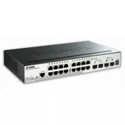 D-Link DGS-1510-20 Comutator Gigabit SmartPro stivuibil cu 20 de porturi, 16x gigabit RJ45, 2x port 10G SFP , 2x port SFP