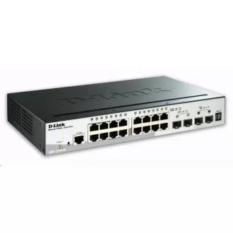 D-Link DGS-1510-20 Comutator Gigabit SmartPro stivuibil cu 20 de porturi, 16x gigabit RJ45, 2x port 10G SFP , 2x port SFP