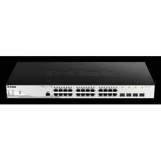 D-Link DGS-1210-28P/ME/E 24-Port 10/100/1000BASE-T PoE   4-Port 1 Gbps SFP Metro Ethernet
