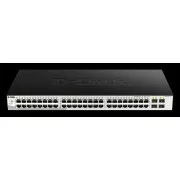 D-Link DGS-1210-52/ME/E 48 de porturi 10/100/1000BASE-T   4 porturi SFP de 1 Gbps Metro Ethernet