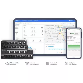 Reyee RG-ES206GC-P Switch PoE gestionat inteligent, 4x PoE Reyee RG-ES206GC-P Switch PoE gestionat inteligent, 4x PoE