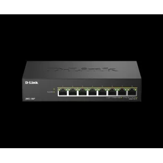 Switch PoE negestionat multi-gigabit D-Link DMS-108P/E cu 8 porturi 2.5G