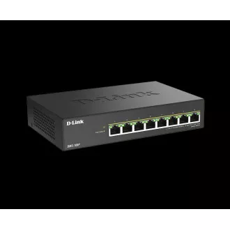 Switch PoE negestionat multi-gigabit D-Link DMS-108P/E cu 8 porturi 2.5G