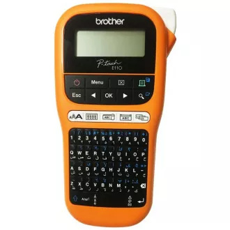 Imprimantă de etichete BROTHER PT-E110VP - 12mm, benzi TZe - marker - pentru electricieni - cu carcasă
