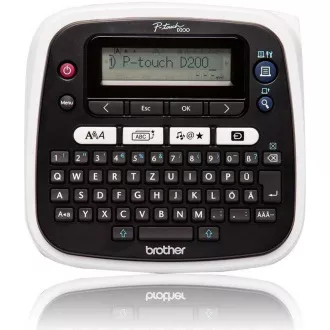 Imprimantă de etichete BROTHER PT-D800W - 36mm, benzi TZe, imprimantă cu afișaj color mare, WIFI, tastatură