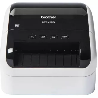Imprimantă de etichete BROTHER QL-1100 - 101, 6 mm, imprimare termică, USB, imprimantă profesională de etichete