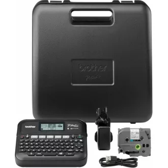 Imprimantă de etichete BROTHER PT-D460BTVP, panglică de 18 mm, USB, husă de transport, afișaj grafic mare Imprimantă de etichete BROTHER PT-D460BTVP, panglică de 18 mm, USB, husă de transport, afișaj grafic mare