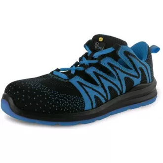 Pantofi mici CXS TEXLINE MOLAT S1P ESD, negru-albastru, marimea 46