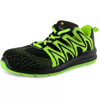 Pantofi CXS TEXLINE OLIB S1P ESD, negru-verde, marimea 41