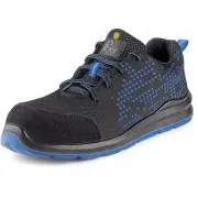 Pantofi CXS TEXLINE SILBA S1PS ESD, pantofi joși, negru - albastru, mărimea 36