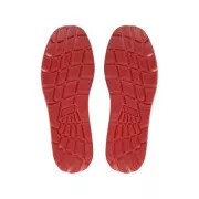 Pantofi jos CXS ISLAND PAROS S1P ESD, negru - roșu, mărimea 35
