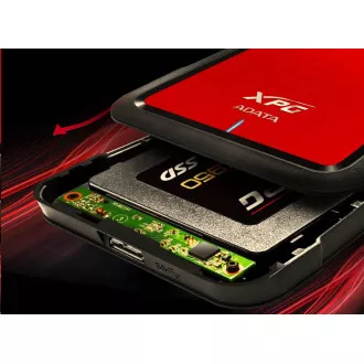 ADATA External BOX EX500 2, 5" USB 3.0 (7mm/ 9.5mm HDD/SSD)