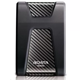 ADATA HDD extern 4TB 2, 5" USB 3.1 DashDrive Durable HD650, negru (cauciuc, rezistent la șocuri)