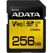Card ADATA SDXC 256 GB Premier One UHS-II U3 Class 10 (R: 275 / W: 155 MB / s)