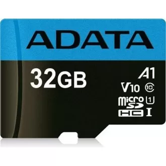 Card ADATA MicroSDHC 32GB UHS-I Clasa 10, A1 + adaptor SD, Premier