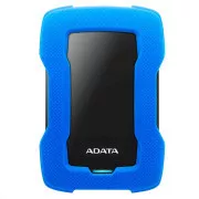 ADATA HDD extern 2TB 2, 5" USB 3.1 HD330, BLUE COLOR BOX, albastru (cauciuc, rezistent la șocuri)