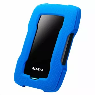 ADATA HDD extern 2TB 2, 5" USB 3.1 HD330, BLUE COLOR BOX, albastru (cauciuc, rezistent la șocuri)