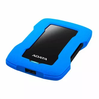ADATA HDD extern 2TB 2, 5" USB 3.1 HD330, BLUE COLOR BOX, albastru (cauciuc, rezistent la șocuri)