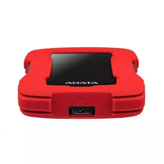 ADATA HDD extern 2TB 2, 5" USB 3.1 HD330, RED COLOR BOX, roșu (cauciuc, rezistent la șocuri)