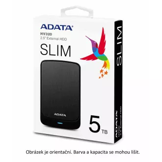 ADATA HDD extern 2TB 2, 5" USB 3.1 AHV320, negru