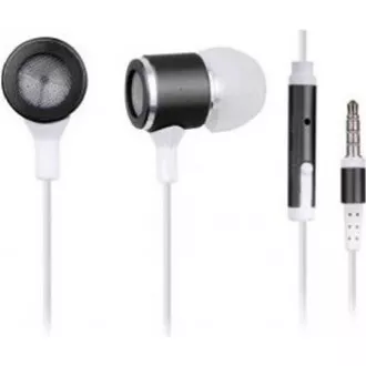 Căști GEMBIRD cu microfon MHS-EP-001 pentru MP3, metal, Negru