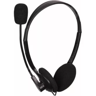 Căști GEMBIRD cu microfon MHS-123, negru