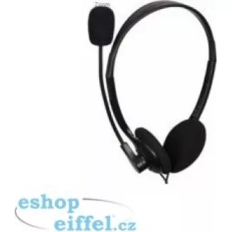 Căști GEMBIRD cu microfon MHS-123, negru