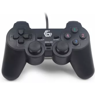 Gamepad GEMBIRD JPD-UDV-01, vibrator, USB