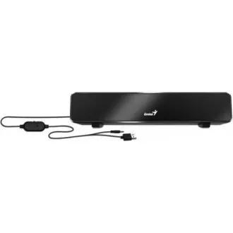Difuzor GENIUS USB SoundBar 100 / cu fir / 6W / USB / 3, mufă 5" / negru