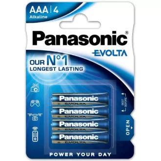 Baterii alcaline PANASONIC EVOLTA Platinum LR03EGE / 4BP AAA 1.5V (Blister 4buc)