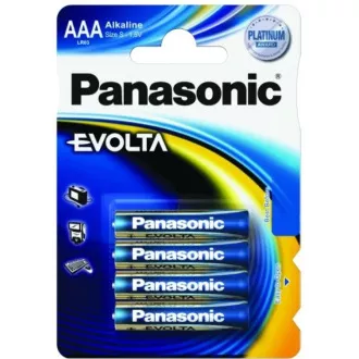 Baterii alcaline PANASONIC EVOLTA Platinum LR03EGE / 4BP AAA 1.5V (Blister 4buc)