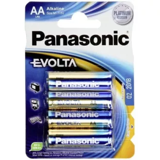 Baterii alcaline PANASONIC EVOLTA Platinum LR6EGE / 4BP AA 1.5V (Blister 4buc)