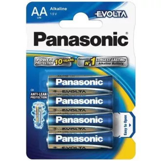 Baterii alcaline PANASONIC EVOLTA Platinum LR6EGE / 4BP AA 1.5V (Blister 4buc)