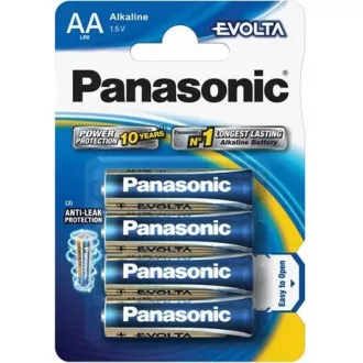 Baterii alcaline PANASONIC EVOLTA Platinum LR6EGE / 4BP AA 1.5V (Blister 4buc)