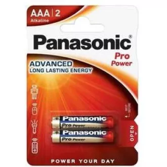 Baterii alcaline PANASONIC Pro Power LR03PPG / 2BP AAA 1.5V (Blister 2buc)