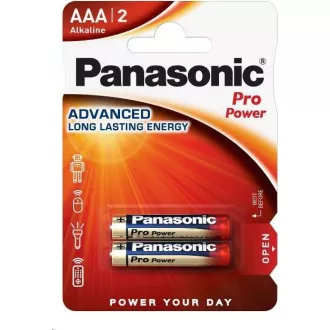 Baterii alcaline PANASONIC Pro Power LR03PPG / 2BP AAA 1.5V (Blister 2buc)