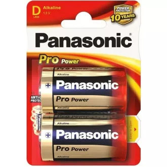 Baterii alcaline PANASONIC Pro Power LR20PPG / 2BP D 1, 5V (Blister 2buc) Baterii alcaline PANASONIC Pro Power LR20PPG / 2BP D 1, 5V (Blister 2buc)