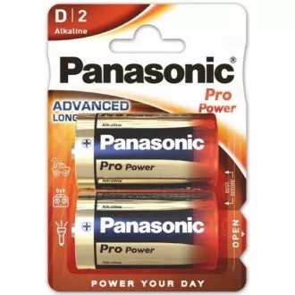 Baterii alcaline PANASONIC Pro Power LR20PPG / 2BP D 1, 5V (Blister 2buc) Baterii alcaline PANASONIC Pro Power LR20PPG / 2BP D 1, 5V (Blister 2buc)