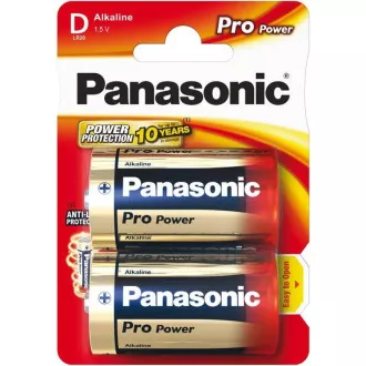 Baterii alcaline PANASONIC Pro Power LR20PPG / 2BP D 1, 5V (Blister 2buc) Baterii alcaline PANASONIC Pro Power LR20PPG / 2BP D 1, 5V (Blister 2buc)