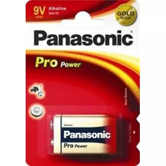Baterii alcaline PANASONIC Pro Power 6LF22PPG / 1BP 9V (Blister 1buc)