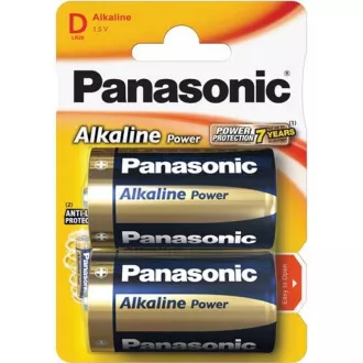 PANASONIC Putere alcalina Putere alcalina LR20APB / 2BP D 1.5V (Blister 2buc)