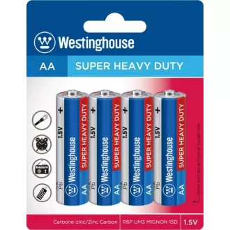 PANASONIC Baterii Zinc Carbon Red Zinc R6RZ / 4BP EU AA 1.5V (Blister 4buc)