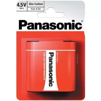 Baterii PANASONIC Zinc Carbon Red Zinc 3R12RZ / 1BP Flat 4, 5V (Blister 1buc)
