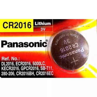 Baterie cu litiu PANASONIC (buton) CR-2016EL / 1B 3V (Blister 1buc)