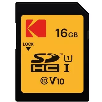 Card de memorie SD Kodak 16GB UHS-I U1 V10 Premium