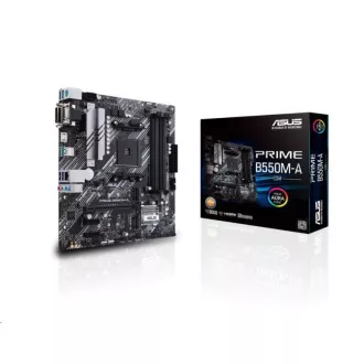 Placă de bază ASUS MB Sc AM4 PRIME B550M-A/CSM, AMD B550, 4xDDR4, 1xHDMI, 1xDVI, 1xVGA, mATX