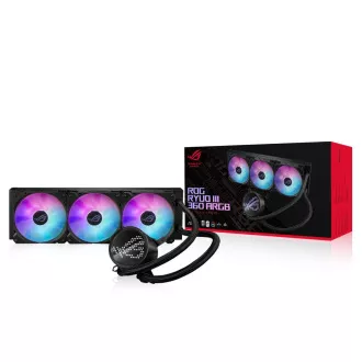 Răcitor de apă ASUS CPU AIO ROG RYUO III 360 ARGB, 3x120mm, LGA1851, AM5 Răcitor de apă ASUS CPU AIO ROG RYUO III 360 ARGB, 3x120mm, LGA1851, AM5