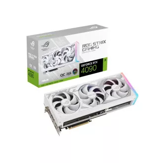 ASUS VGA ASUS VGA NVIDIA GeForce RTX 4090 ROG STRIX WHITE OC 24G, 24G GDDR6X, 3xDP, 2xHDMI